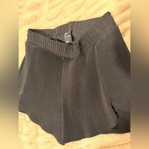 Black Ribbed Skirt